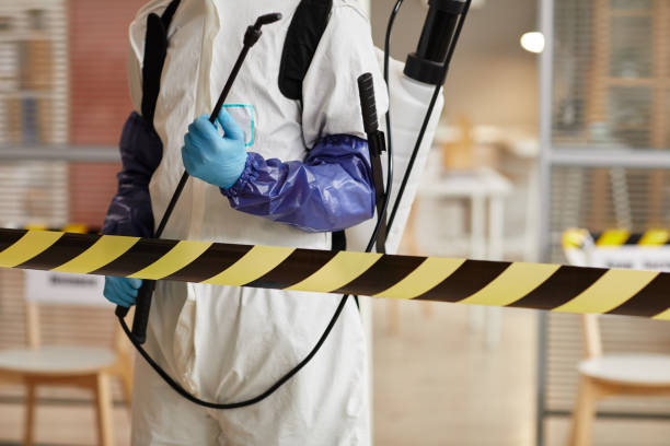 Professional Biohazard Cleanup technician working in Honeyville, UT